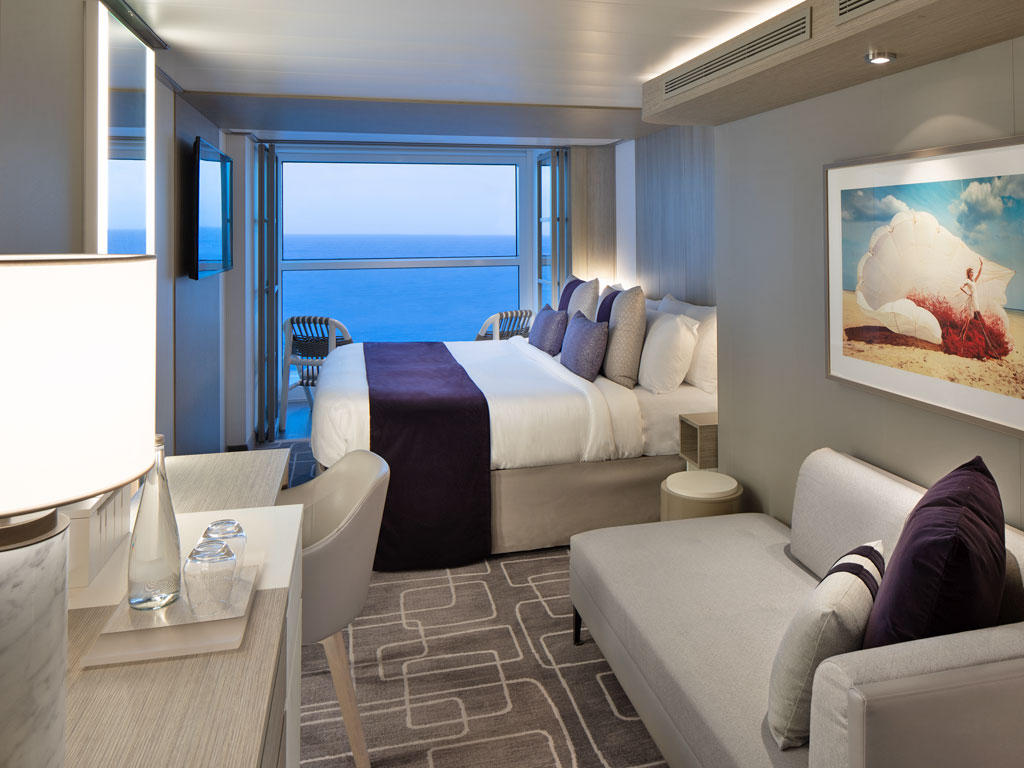 Celebrity Apex - Prime Concierge Class Kabine mit Infinite Veranda und absenkbarer Fensterfront