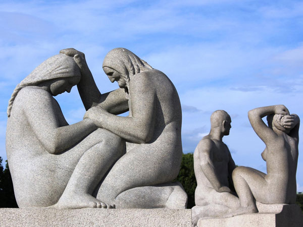 Skulpturen im Vigeland Park